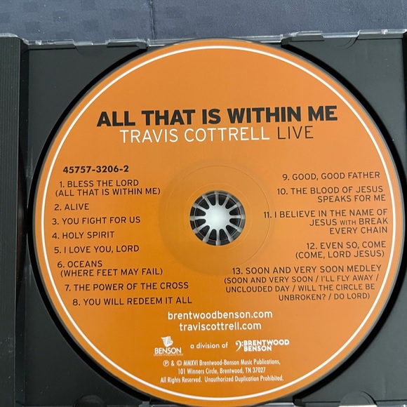 Travis Cotrell Live “ All that is within me” CD
Buy 2 Get 1 Free - Picture 2 of 3